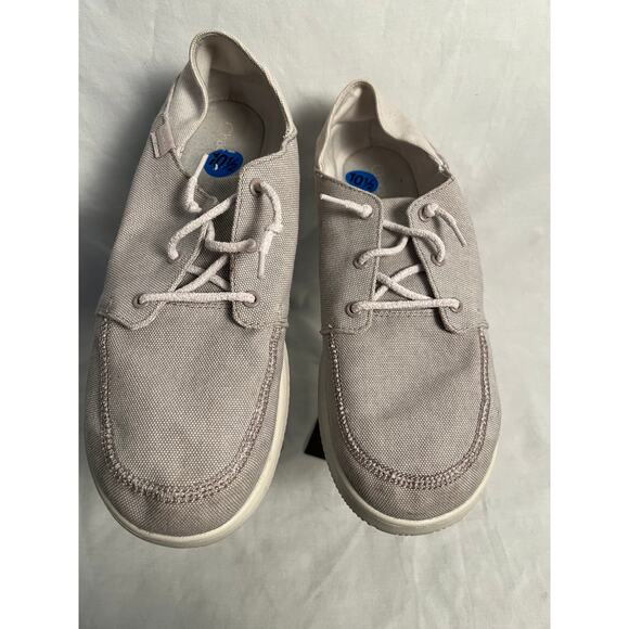 Chaco Women’s Canvas Lace-Up Casual Shoes Gray Comfort Walking Size 10.5 - Picture 5 of 7